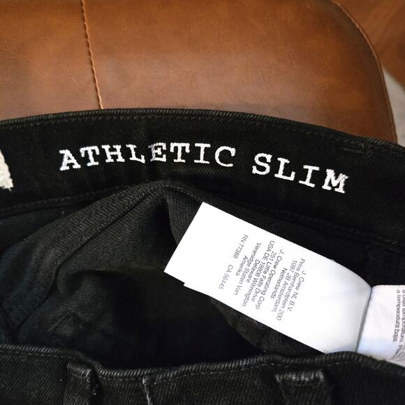 Madewell Black Athletic Slim Jeans W 29 X L 30 - Picture 8 of 10